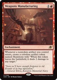 Weapons Manufacturing, Edge of Eternities