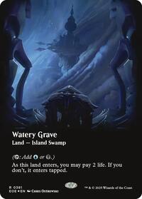 Watery Grave (Borderless) (Galaxy Foil), Edge of Eternities