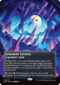 Gemstone Caverns (0061) (Borderless), Edge of Eternities: Stellar Sights
