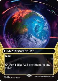 Mana Confluence (0115) (Borderless) (Galaxy Foil), Edge of Eternities: Stellar Sights