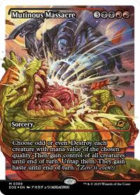 Mutinous Massacre (Showcase) (Fracture Foil), Edge of Eternities