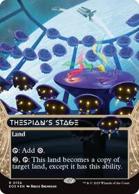 Thespian's Stage (0134) (Borderless) (Galaxy Foil), Edge of Eternities: Stellar Sights