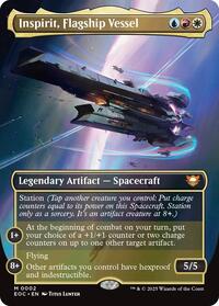 Inspirit, Flagship Vessel (Borderless), Commander: Edge of Eternities