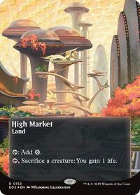 High Market (0153) (Borderless) (Galaxy Foil), Edge of Eternities: Stellar Sights