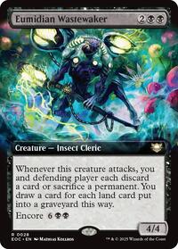 Eumidian Wastewaker (Extended Art), Commander: Edge of Eternities