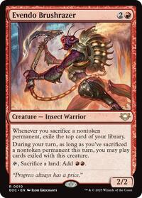 Evendo Brushrazer, Commander: Edge of Eternities