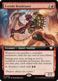 Evendo Brushrazer (Extended Art), Commander: Edge of Eternities