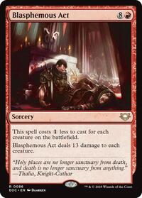 Blasphemous Act, Commander: Edge of Eternities
