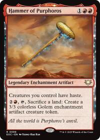 Hammer of Purphoros, Commander: Edge of Eternities