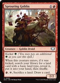 Sprouting Goblin, Commander: Edge of Eternities