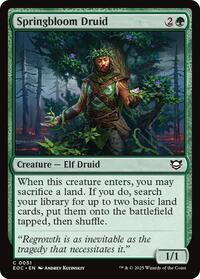 Springbloom Druid, Commander: Edge of Eternities