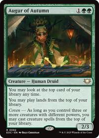 Augur of Autumn, Commander: Edge of Eternities