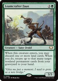 Loamcrafter Faun, Commander: Edge of Eternities