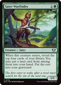 Satyr Wayfinder, Commander: Edge of Eternities