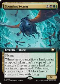 Scouring Swarm (Extended Art), Commander: Edge of Eternities