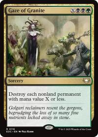 Gaze of Granite, Commander: Edge of Eternities
