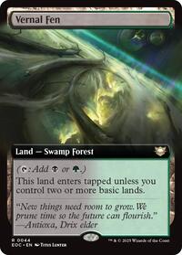 Vernal Fen (Extended Art), Commander: Edge of Eternities