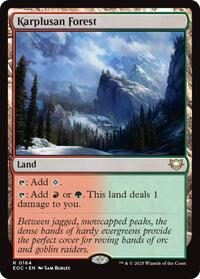 Karplusan Forest, Commander: Edge of Eternities