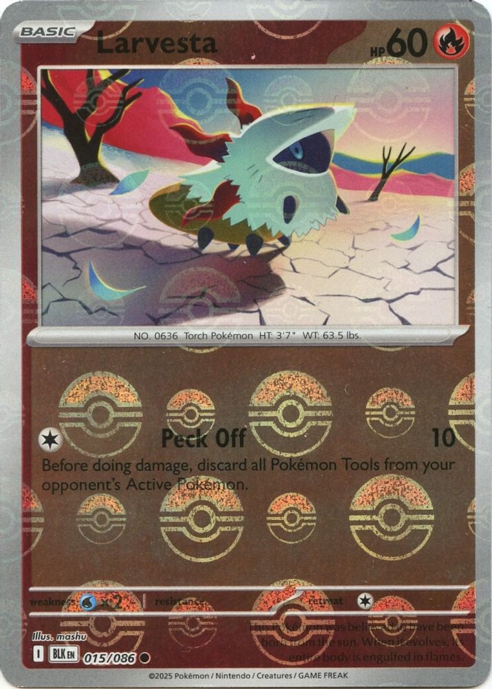 Larvesta (Poke Ball Pattern)