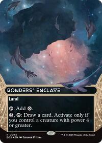 Bonders' Enclave (0094) (Borderless) (Galaxy Foil), Edge of Eternities: Stellar Sights