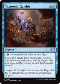 Tezzeret's Gambit, Commander: Edge of Eternities
