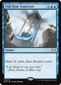 Pull from Tomorrow, Commander: Edge of Eternities