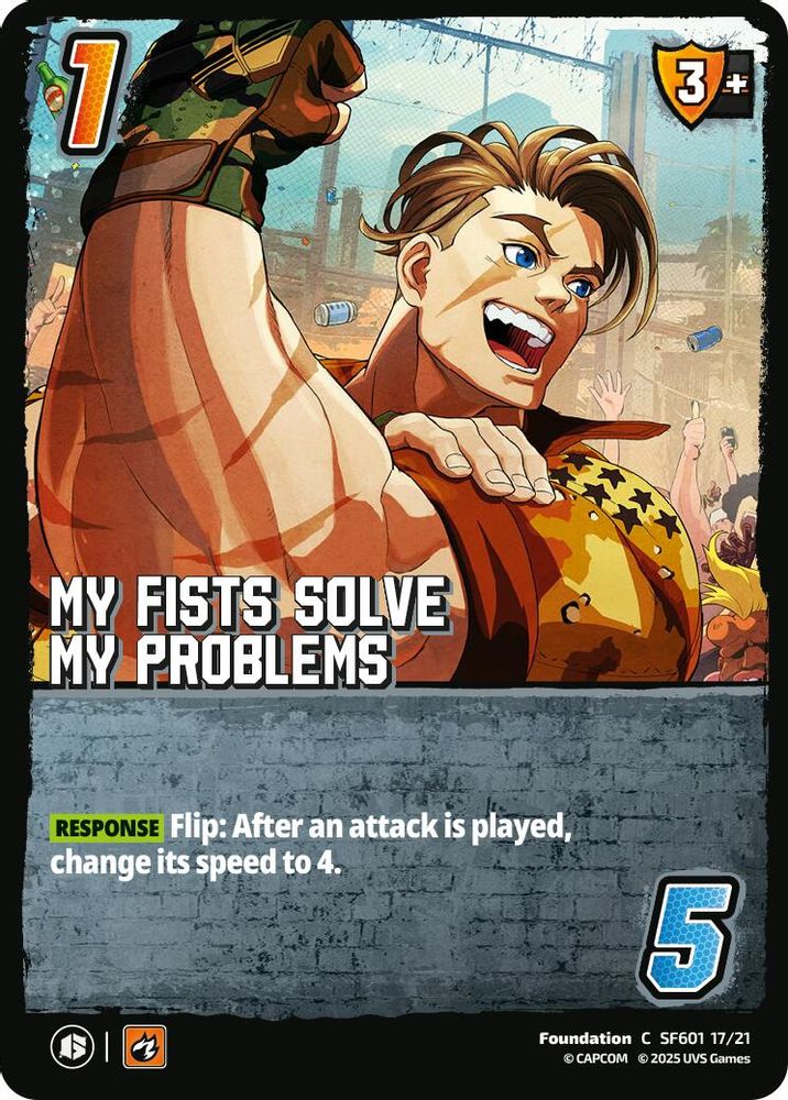 My Fists Solve My Problems, Standard, front