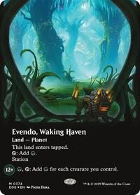 Evendo, Waking Haven (Borderless) (Galaxy Foil), Edge of Eternities