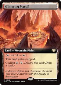 Glittering Massif (Extended Art), Commander: Edge of Eternities