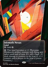Inkmoth Nexus (0155) (Borderless) (Galaxy Foil), Edge of Eternities: Stellar Sights