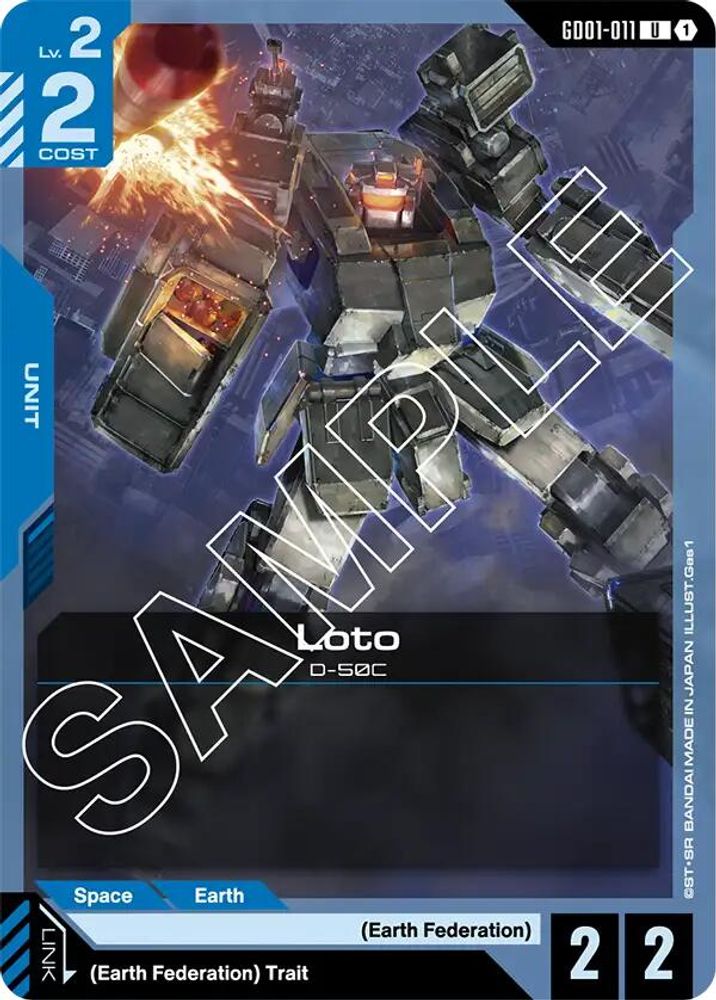 Loto, Standard, front