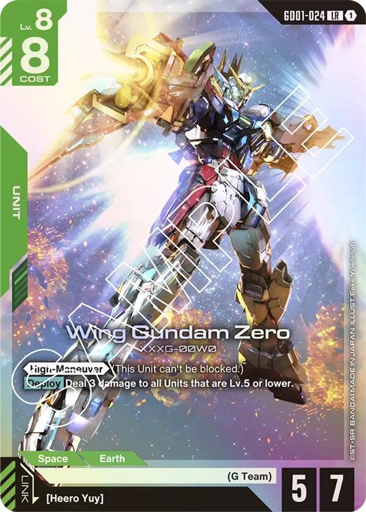 Wing Gundam Zero, Foil, front