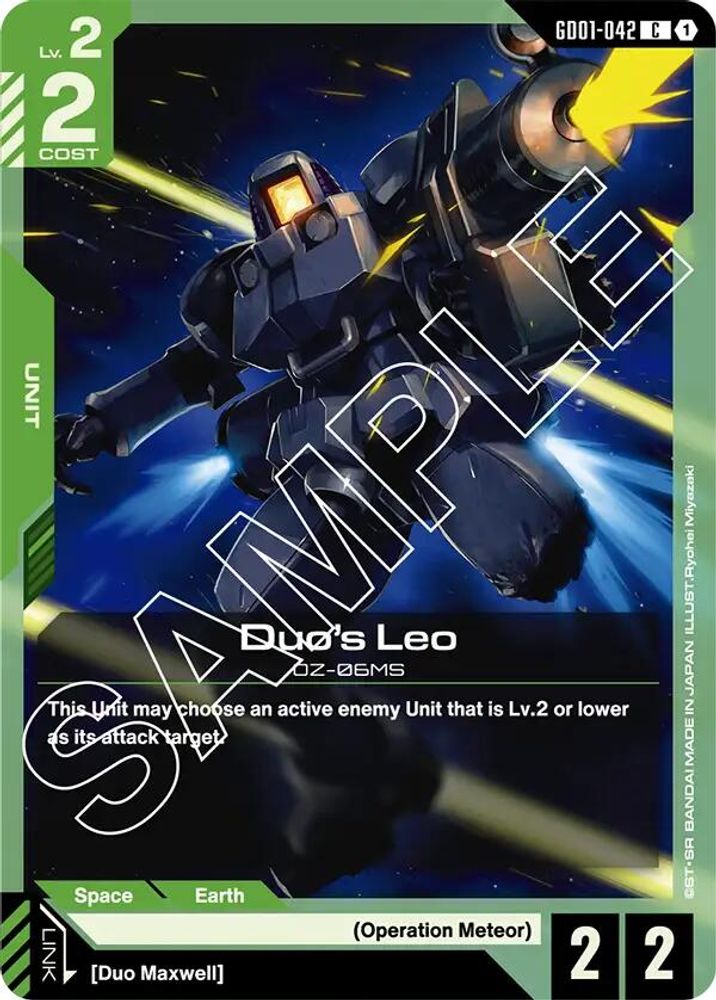 Duo's Leo, Standard, front