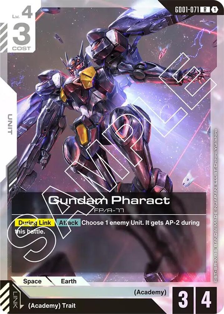 Gundam Pharact, Foil, front