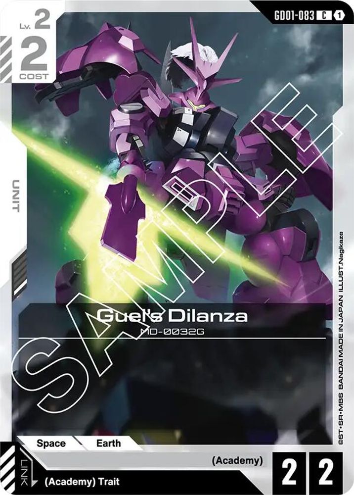 Guel's Dilanza, Standard, front