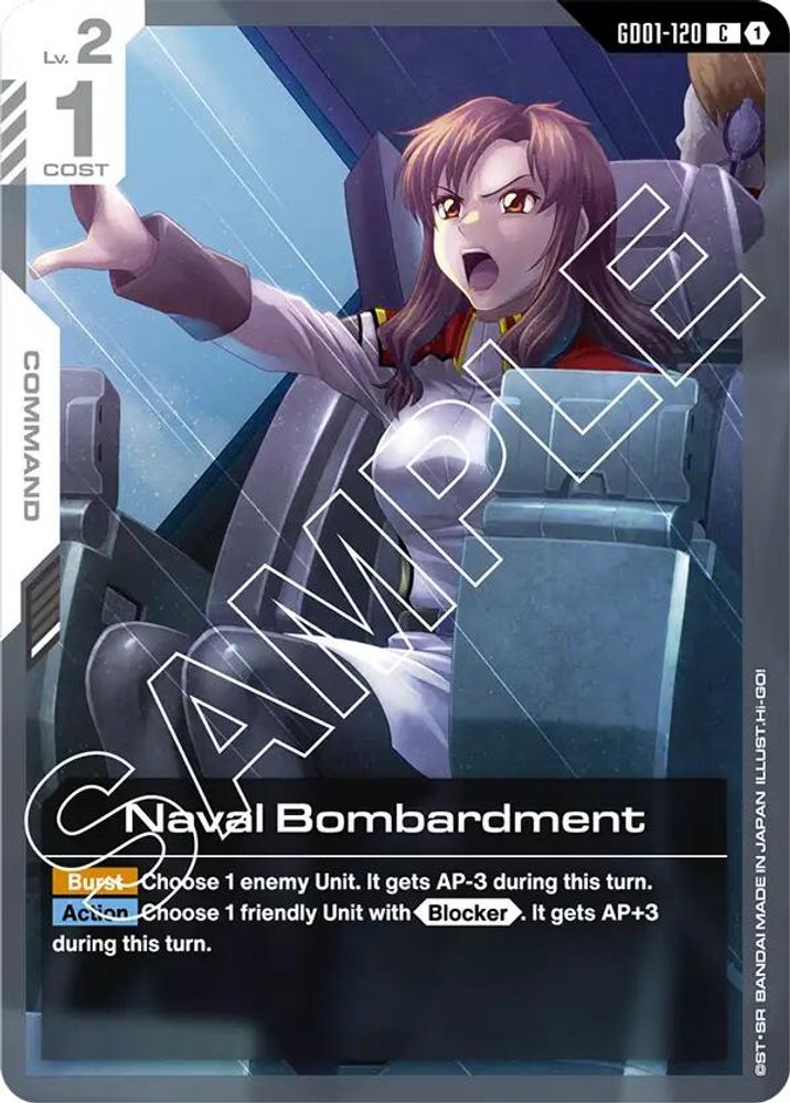 Naval Bombardment, Standard, front