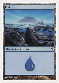 Island (Spanish) - "Isla" (E58), Magic Encyclopedia 2005 (Salvat/Hachette)