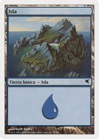 Island (Spanish) - "Isla" (E57), Magic Encyclopedia 2005 (Salvat/Hachette)