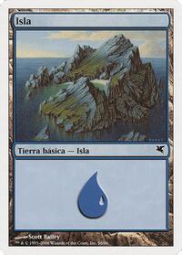 Island (Spanish) - "Isla" (H56), Magic Encyclopedia 2005 (Salvat/Hachette)