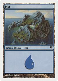 Island (Spanish) - "Isla" (H45), Magic Encyclopedia 2005 (Salvat/Hachette)