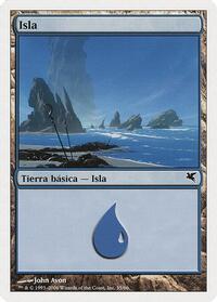 Island (Spanish) - "Isla" (H35), Magic Encyclopedia 2005 (Salvat/Hachette)