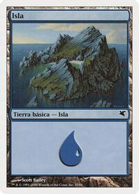 Island (Spanish) - "Isla" (G35), Magic Encyclopedia 2005 (Salvat/Hachette)