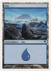 Island (Spanish) - "Isla" (H34), Magic Encyclopedia 2005 (Salvat/Hachette)