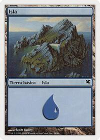 Island (Spanish) - "Isla" (E34), Magic Encyclopedia 2005 (Salvat/Hachette)