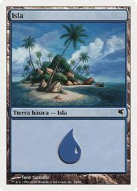 Island (Spanish) - "Isla" (G24), Magic Encyclopedia 2005 (Salvat/Hachette)