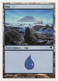 Island (Spanish) - "Isla" (H23), Magic Encyclopedia 2005 (Salvat/Hachette)
