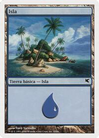 Island (Spanish) - "Isla" (E10), Magic Encyclopedia 2005 (Salvat/Hachette)