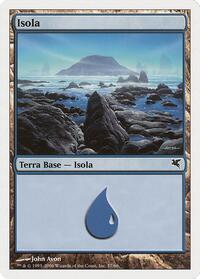 Island (Italian) - "Isola" (H57), Magic Encyclopedia 2005 (Salvat/Hachette)