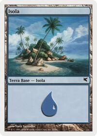 Island (Italian) - "Isola" (G24), Magic Encyclopedia 2005 (Salvat/Hachette)