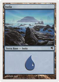 Island (Italian) - "Isola" (E21), Magic Encyclopedia 2005 (Salvat/Hachette)
